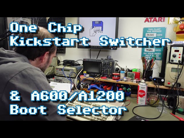 One Chip Amiga Kickstart Switcher & an A600/A1200 Boot Selector