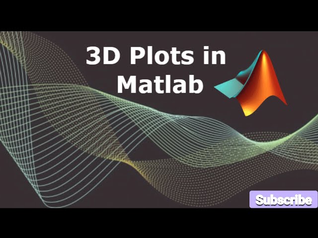 3D Plot in MATLAB for beginners with example|  3D plot