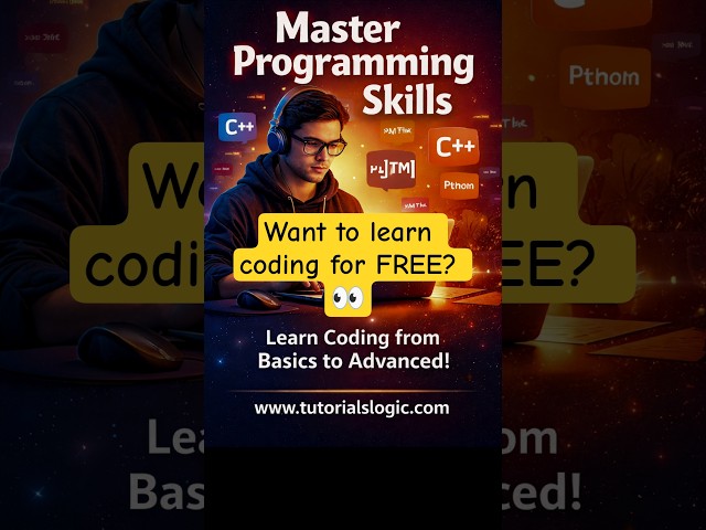 Learn Coding, Web Development & AI 🚀 | Free TutorialsLogic #shorts #youtubeshort #shortsfeed