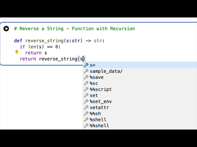 Python Program to Reverse a String - Function with Recursion