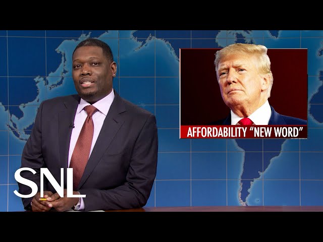 Weekend Update: Trump Struggles to Focus at Rally, Claims Affordability Is "New Word" - SNL