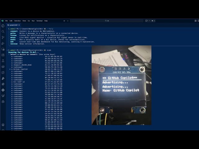GitHub Copilot CLI Challenge: bt: Modern BLE CLI Tool