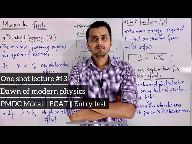 Dawn of modern physics in one shot || PMDC Mdcat || ECAT || Entry test || Physics.