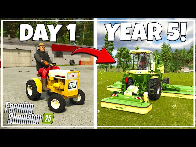 Surviving 5 YEARS In Vast Country In Farming Simulator 25 (MOVIE)