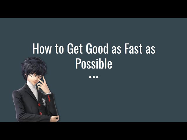 How to Get Good at Smash Bros as Fast as Possible (FREE LECTURE)