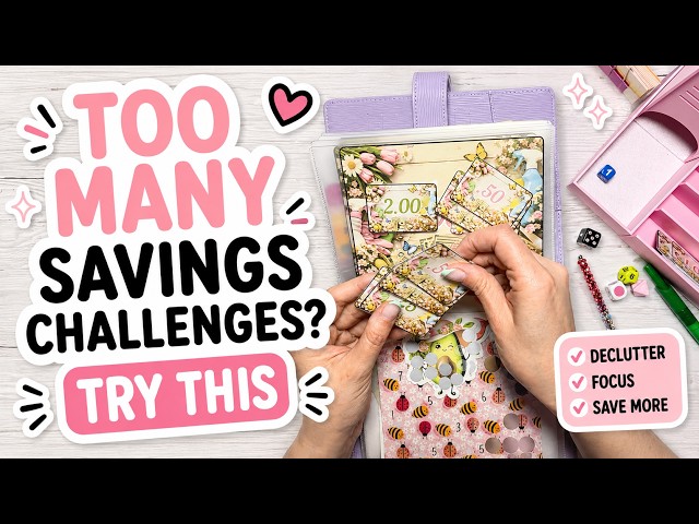 🌸 SPRING CLEANING MY SAVINGS CHALLENGES 🌸                   #cashstuffing #saving money #budget
