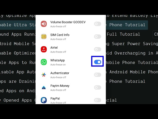 How to Stop Background Apps Running on Android Mobile Phone Full Tutorial