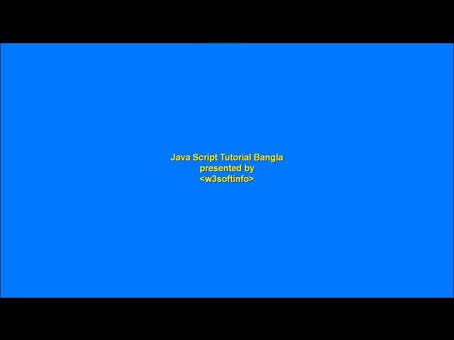 Javascript Tutorial Bangla ( First Project - Hello Bangladesh )