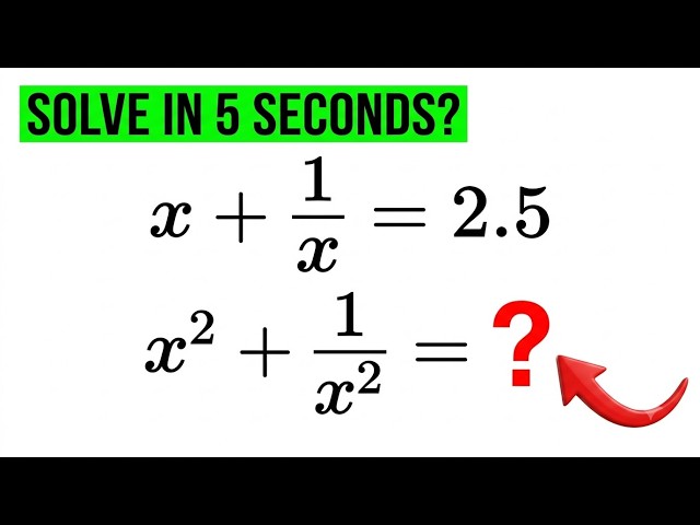 SAT Math: This "Impossible" Equation Has a 10-Second Trick