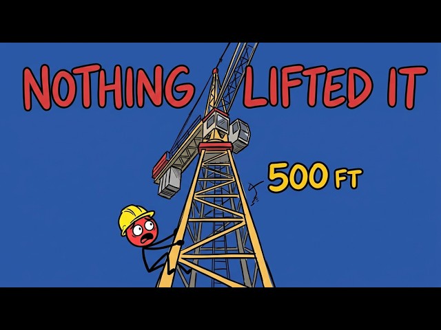 Tower Cranes Build Themselves — No One Lifts Them Up There