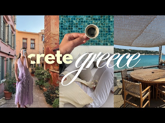 a week in crete, greece 💛 🌊