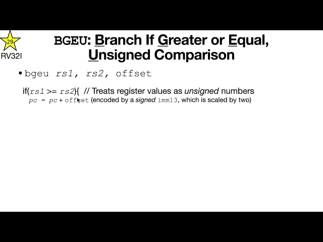 Arch1005: RISC-V Assembly 07 Control Flow 02 IfExample2.c 1
