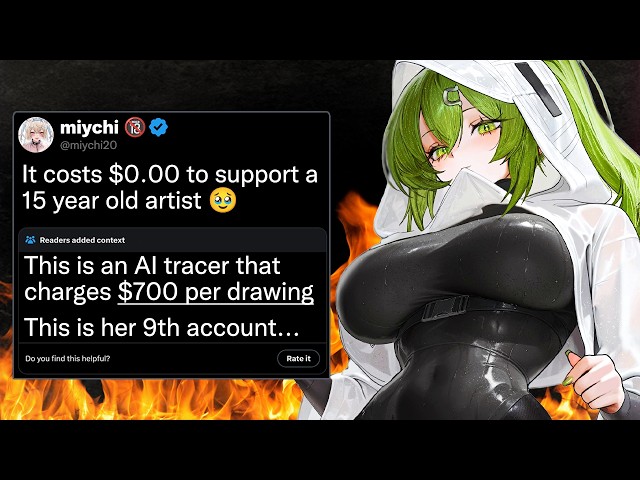 How a Massive AI Art Scam Network got Exposed Overnight  - Chokopaii's 9+ Alt Accounts VS Teru