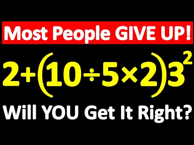 90% of People Give Up on This Easy Math Problem! Will YOU? 😵‍💫🔥