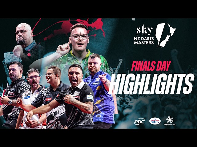 FINISHING MASTERCLASS! Finals Day Highlights | 2026 Sky City NZ Darts Masters