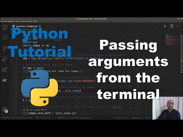Passing Arguments from the Terminal | Python Tutorial