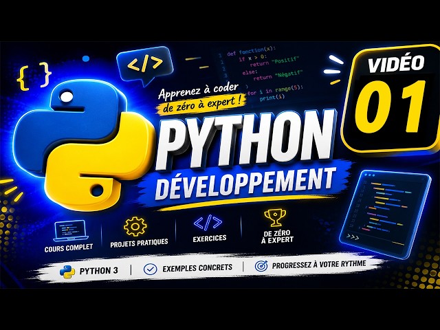 01.Installation de python - Formation Complète de Python