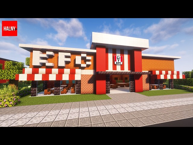 How to build a KFC restaurant in Minecraft 🍗