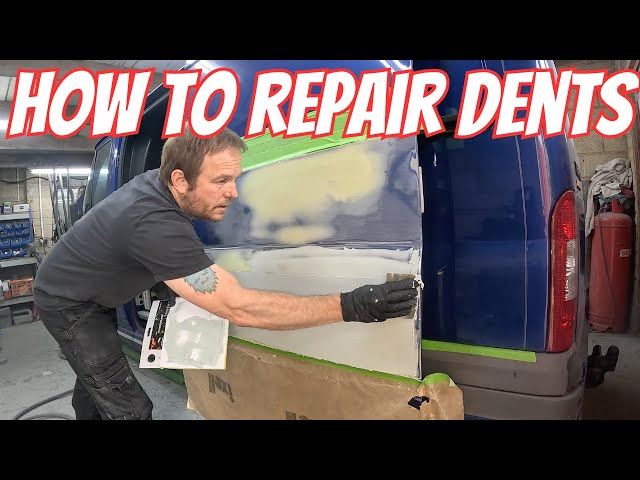 HOW TO REPAIR DENTS | TIME LAPSE TUTORIAL | RARE FORD TRANSIT SPORT VAN