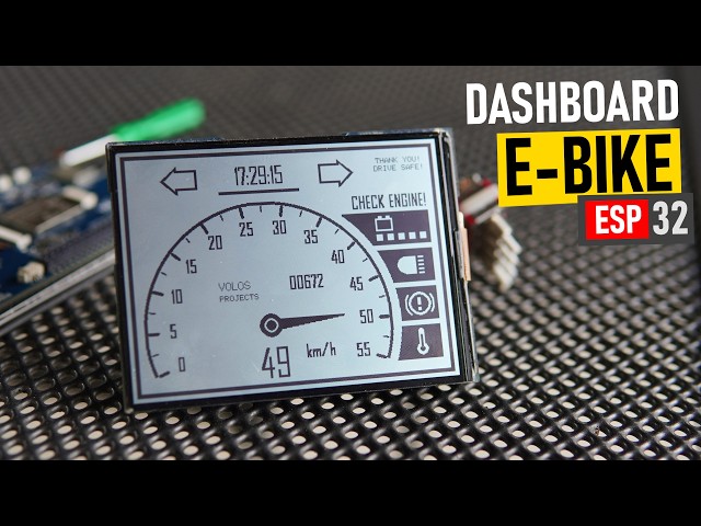 I Built an ESP32 E-Bike Dashboard You Can See in Sunlight (Full Code)