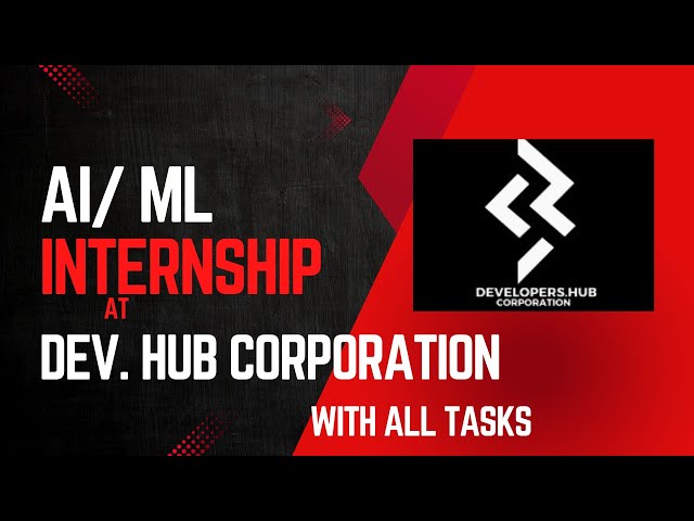 How I Got an Ai/ML Internship at Developers Hub C. Isbd | Real Mentorship + GitHub Projects