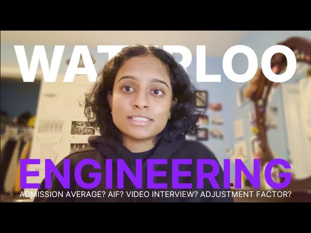 How to get into WATERLOO ENGINEERING | Tips & Resources included!