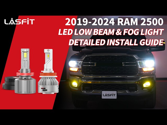 2019-2024 Ram 2500 Halogen to LED Upgrade Part 2 | Low Beam & Fog Light Install Guide