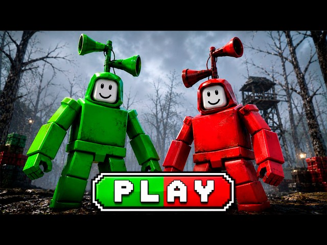 MIKEY AND JJ BECAME SIREN HEADS IN ROBLOX