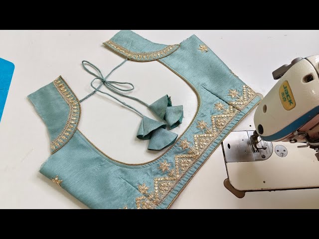Model Blouse Design | Cutting and Stitching | Blouse Back Neck Design | Back Blouse Designs