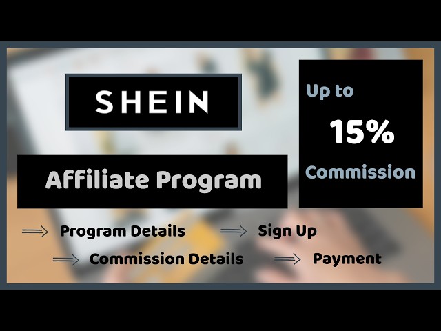 SHEIN Affiliate Program [2026] | Earn Money from shein.com