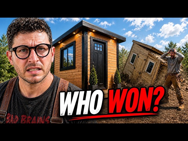 I Challenged a Pro Carpenter to a Shed Build Off