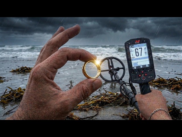 I FOUND GOLD on the BEACH AFTER the STORM