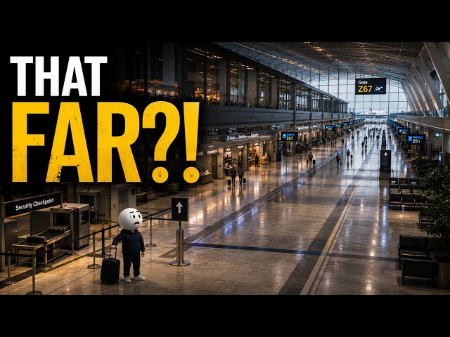 Why Airports Make You Walk So Far