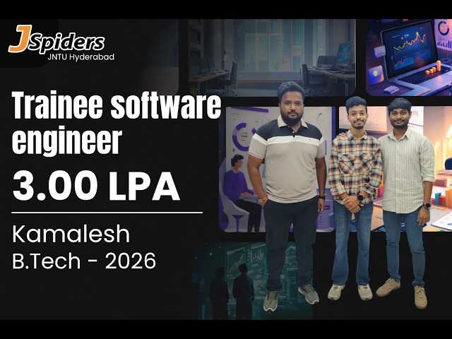 My Placement Journey at Jspiders | Hyderabad JNTU