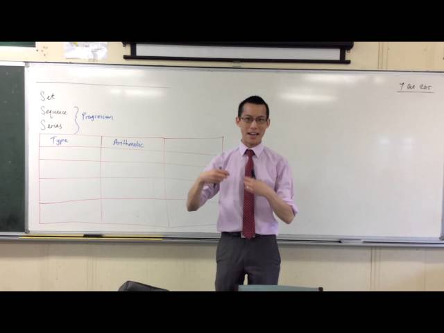 Introduction to Arithmetic Progressions (1 of 2: Pattern & Formula)