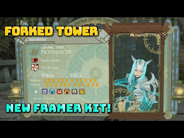 FFXIV: 7.55 Forked Tower Magic Framer Kit!