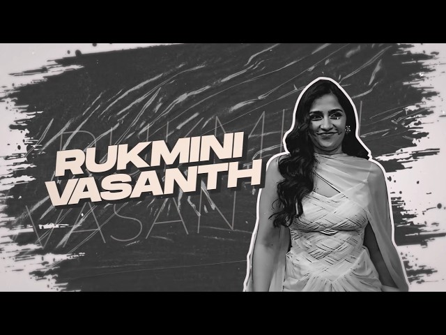 Rukmini Vasanth at Toxic Audio Launch | Rocking Star Yash | Geetu Mohandas | KVN - Monster Mind