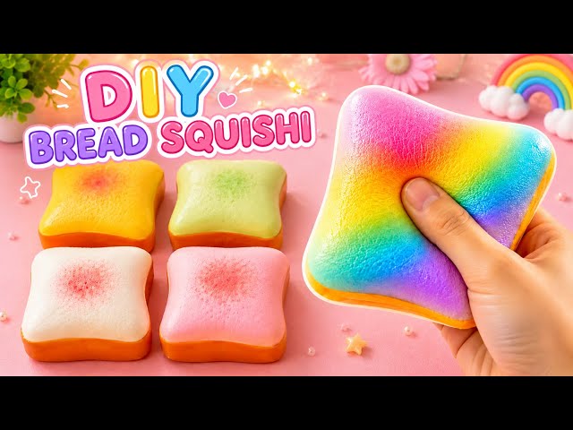 🍞 How to Make the CUTEST Bread Squishy! 😍 (Easy DIY)