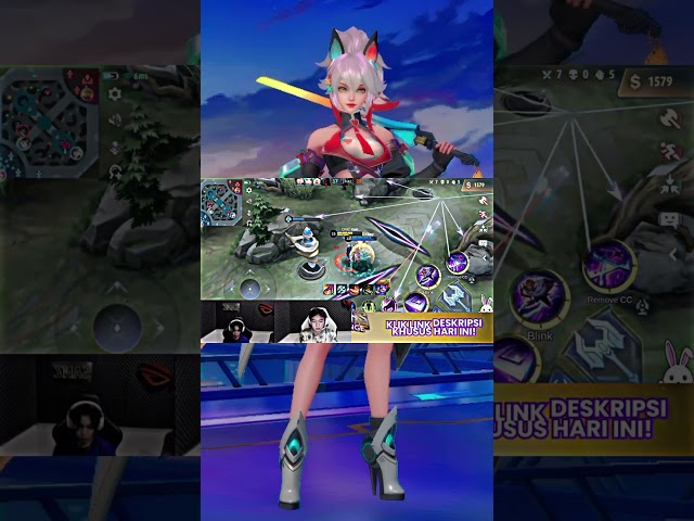 kairi dan kiboy melihat fanny daffa😅 #mlbb #mobilelegends #kairi #kiboy #daffaxml #topglobalml