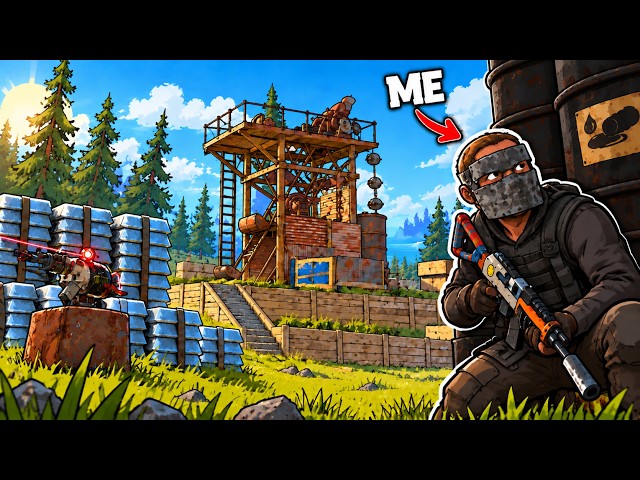 I Took Over HQM QUARRY on WIPE DAY - SOLO Rust