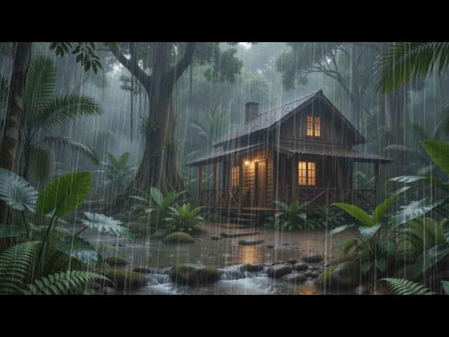 Cozy Rain Ambience with Gentle Rain Sounds for Sleeping & Relaxation | 10 Hours