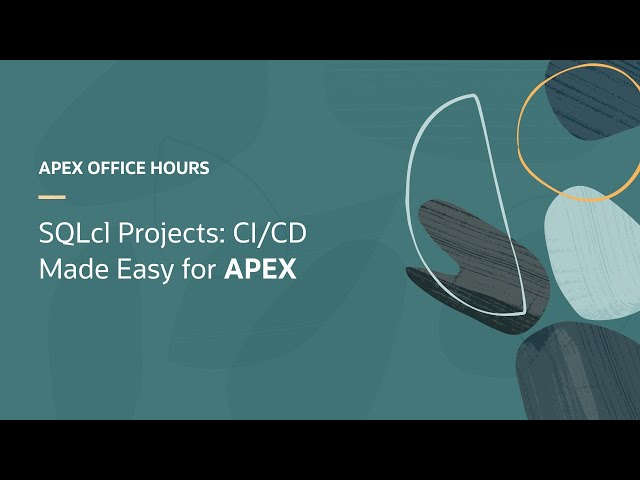 SQLcl Projects: CI/CD Made Easy for APEX