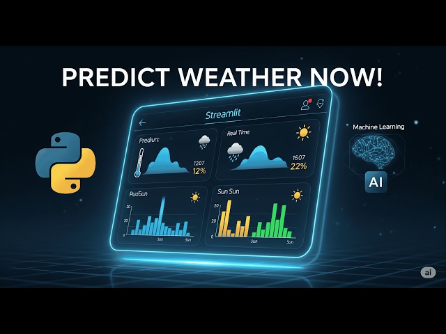 Weather Prediction with Machine Learning in Streamlit