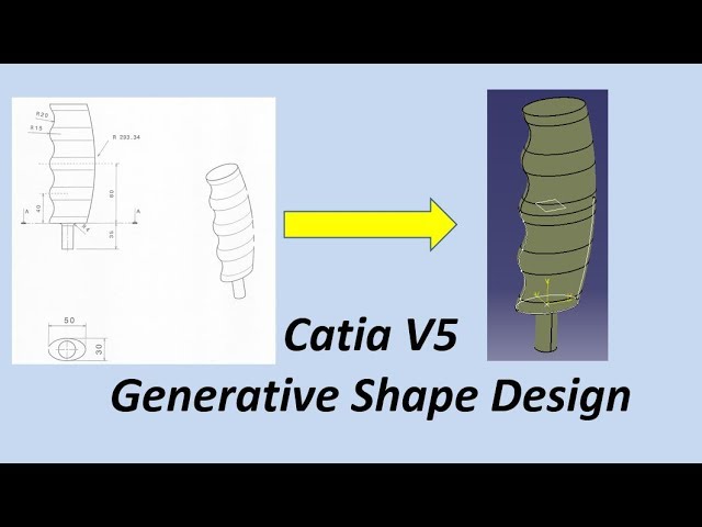 Generative Shape Design. Catia V5. Tutorial en español
