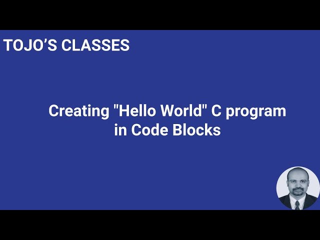 HelloWorld C Program in Code Blocks