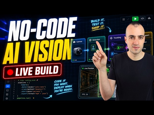 Day 5 - No-Code Computer Vision: Building the Platform Live