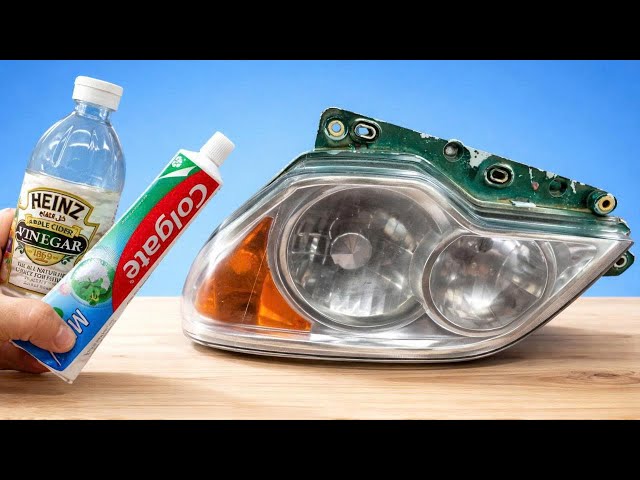 🚗 Apply This Trick to Foggy Headlights in 5 Minutes and Make Them Crystal Clear