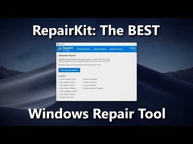 RepairKit: The BEST Windows Repair Tool