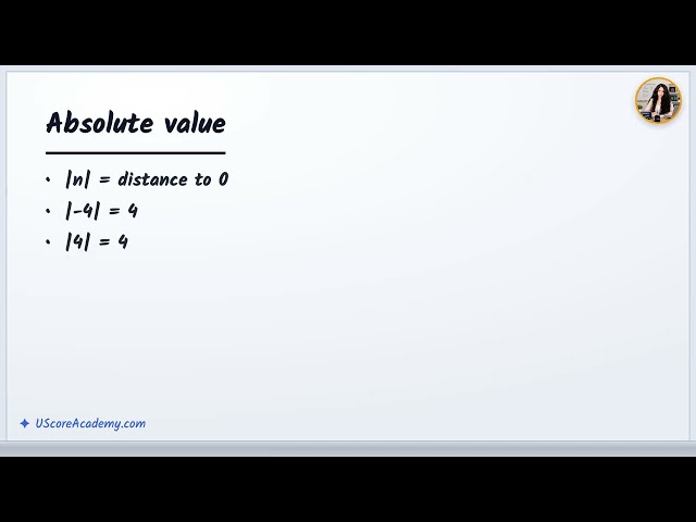 Integers and the Number Line | Grade 6 Math | UScore Academy