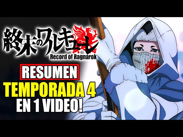 TODA la TEMPORADA 4 de RECORD OF RAGNAROK en 1 VIDEO! | Resumen Completo Manga